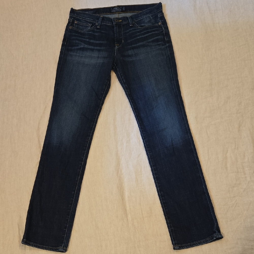 Lucky Brand Dark Blue Straight Leg Jeans